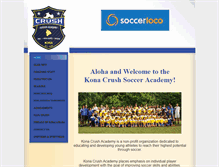 Tablet Screenshot of konacrushacademy.com